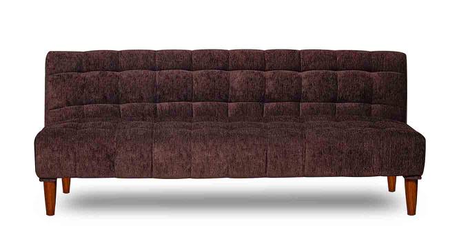 Cleo 4 Seater Wooden Sofa cum Bed (Brown) by Urban Ladder - Cross View Design 1 - 664655