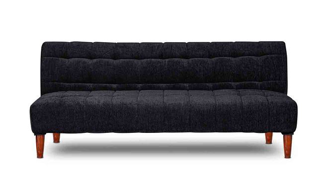 Clementine 4 Seater Wooden Sofa cum Bed (Black) by Urban Ladder - Cross View Design 1 - 664659