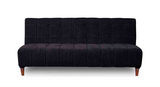 Birdie 4 Seater Wooden Sofa cum Bed (Black) by Urban Ladder - Cross View Design 1 - 664660