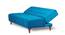 Cecily 4 Seater Wooden Sofa cum Bed (Sky Blue) by Urban Ladder - Design 1 Side View - 664664