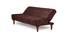 Cleo 4 Seater Wooden Sofa cum Bed (Brown) by Urban Ladder - Design 1 Side View - 664670
