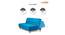 Cecily 4 Seater Wooden Sofa cum Bed (Sky Blue) by Urban Ladder - Rear View Design 1 - 664679
