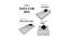 Ruby Sofa Cum Bed (Light Grey) by Urban Ladder - Rear View Design 1 - 664691