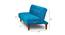 Cybil 4 Seater Wooden Sofa cum Bed (Sky Blue) by Urban Ladder - Design 1 Close View - 664695