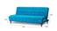 Cecily 4 Seater Wooden Sofa cum Bed (Sky Blue) by Urban Ladder - Design 1 Close View - 664696