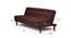 Cleo 4 Seater Wooden Sofa cum Bed (Brown) by Urban Ladder - Design 1 Close View - 664702