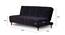 Birdie 4 Seater Wooden Sofa cum Bed (Black) by Urban Ladder - Design 1 Close View - 664707