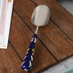 New Arrivals Dining Room Furniture Design Hadley Multicolor Ceramic & Stainless Steel Cutlery Set (Multicolor)