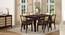 Argiro cane chair - set of 2 (Mahogany Finish, Camila Brown) by Urban Ladder - Front View Design 1 - 666244