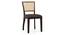 Argiro cane chair - set of 2 (Mahogany Finish, Camila Brown) by Urban Ladder - Design 1 Side View - 666249