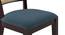 Argiro cane chair - set of 2 (Mahogany Finish, Night Blue Velvet) by Urban Ladder - Design 1 Close View - 666263