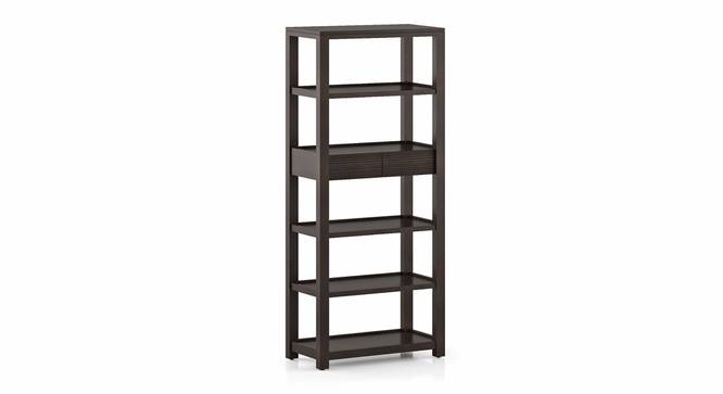 Casella Bookshelf (Mocha Walnut Finish) by Urban Ladder - Design 1 Side View - 666301