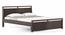 Casella Non Storage Bed (King Bed Size, Mocha Walnut Finish) by Urban Ladder - Design 1 Side View - 666320