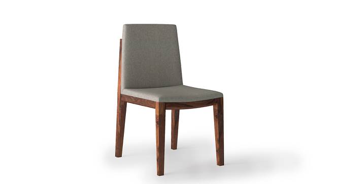 Galatea Dining Chair - Set Of 2 (Teak Finish, Grey) by Urban Ladder - Front View Design 1 - 666379