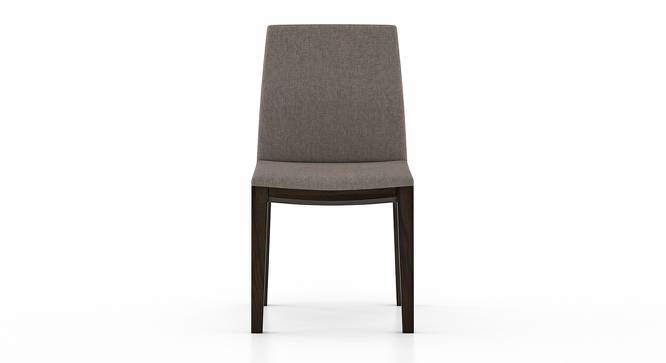 Galatea Dining Chair - Set Of 2 (Grey, American Walnut Finish) by Urban Ladder - Design 1 Side View - 666383