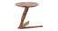 Fabre Solid Wood Side Table (Teak Finish) by Urban Ladder - Design 1 Side View - 666388