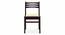 Leon Solid Dining Chair - Set of 2 (Mahogany Finish, Camilla Ivory) by Urban Ladder - Ground View Design 1 - 666411