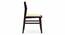 Leon Solid Dining Chair - Set of 2 (Mahogany Finish, Camilla Ivory) by Urban Ladder - Design 1 Close View - 666423