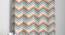 August Multicolor Polyester 7 Feet Door Curtain Set of - 2 (Eyelet Pleat, Multicolor) by Urban Ladder - Rear View Design 1 - 669294