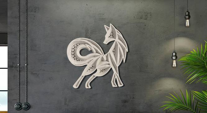 DIE - CRAFTY FOX (White) by Urban Ladder - Front View Design 1 - 670333