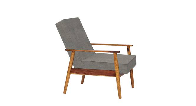 Memsaab Arm Chair - Floral Swirls Red (Grey, sheesham wood Finish) by Urban Ladder - Front View Design 1 - 670407