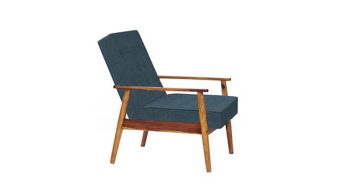 Memsaab Arm Chair - Floral Swirls Red (Blue, sheesham wood Finish) by Urban Ladder - Front View Design 1 - 670421