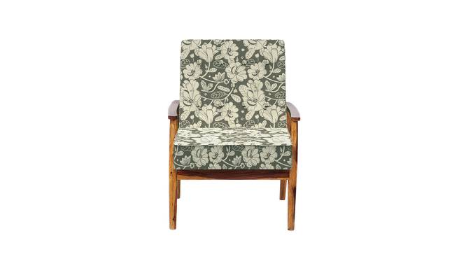 Memsaab Arm Chair - Floral Swirls Red (Grey, sheesham wood Finish) by Urban Ladder - Cross View Design 1 - 670426