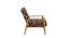Memsaab Arm Chair - Floral Swirls Red (Black, sheesham wood Finish) by Urban Ladder - Design 1 Side View - 670450