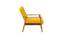 Memsaab Arm Chair - Floral Swirls Red (Yellow, sheesham wood Finish) by Urban Ladder - Design 1 Side View - 670454