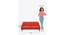 Nawab Couch - Savanna Green (Red) by Urban Ladder - Design 1 Dimension - 670591
