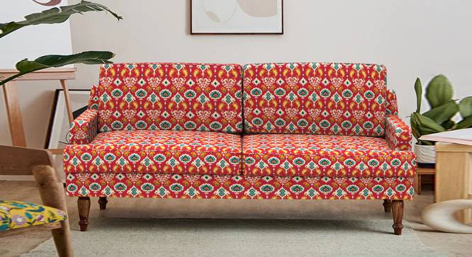 Nawab Couch - Savanna Green (Red) by Urban Ladder - Front View Design 1 - 670606