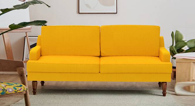 Nawab Couch - Savanna Green (Yellow) by Urban Ladder - Front View Design 1 - 670609
