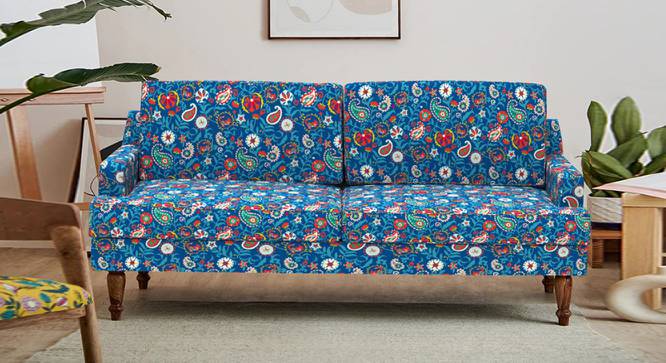 Nawab Couch - Savanna Green (Blue) by Urban Ladder - Front View Design 1 - 670731