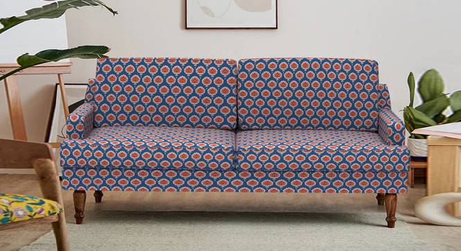 Nawab Couch - Savanna Green (Blue) by Urban Ladder - Front View Design 1 - 670733
