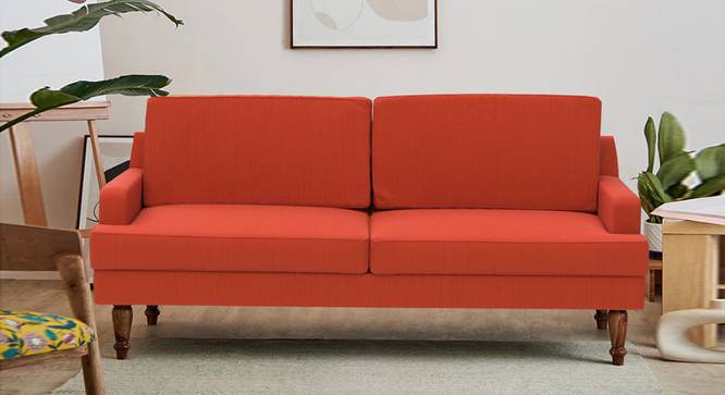 Nawab Couch - Savanna Green (Red) by Urban Ladder - Front View Design 1 - 670737