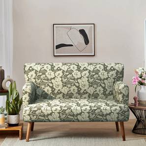 Minnelli Loveseat Design Memsaab 2 Fabric Loveseat in Grey's Garden Colour