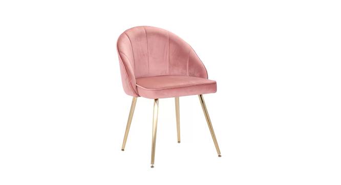 Hindmen Side Chair - Pink (Pink, Powder Coating Finish) by Urban Ladder - Front View Design 1 - 671876