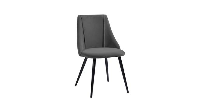 Mitzi Side Chair - Pink (Grey, Powder Coating Finish) by Urban Ladder - Front View Design 1 - 671880