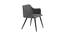Hanner Accent Chair - Pink (Grey, Powder Coating Finish) by Urban Ladder - Front View Design 1 - 671882