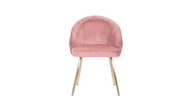 Hindmen Side Chair - Pink (Pink, Powder Coating Finish) by Urban Ladder - Cross View Design 1 - 671897