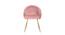 Hindmen Side Chair - Pink (Pink, Powder Coating Finish) by Urban Ladder - Cross View Design 1 - 671897