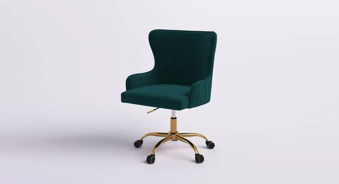 Adan Task Chair - Blue (Green) by Urban Ladder - Front View Design 1 - 671935