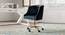 Clemence Task Chair - Yellow (Black) by Urban Ladder - Front View Design 1 - 671939