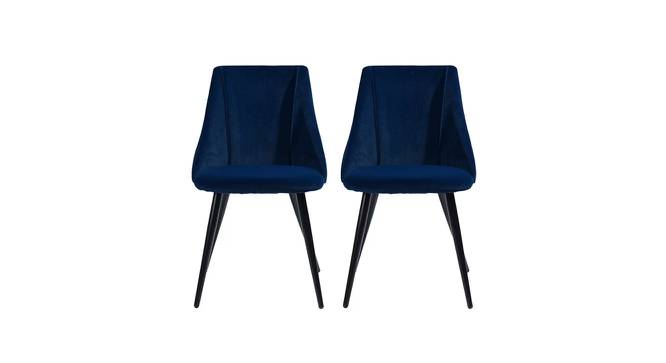 Mitzi Side Chair - Pink (Blue, Powder Coating Finish) by Urban Ladder - Front View Design 1 - 671961