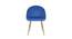 Hindmen Side Chair - Pink (Blue, Powder Coating Finish) by Urban Ladder - Cross View Design 1 - 671980