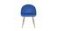 Hindmen Side Chair - Pink (Blue, Powder Coating Finish) by Urban Ladder - Cross View Design 1 - 671980