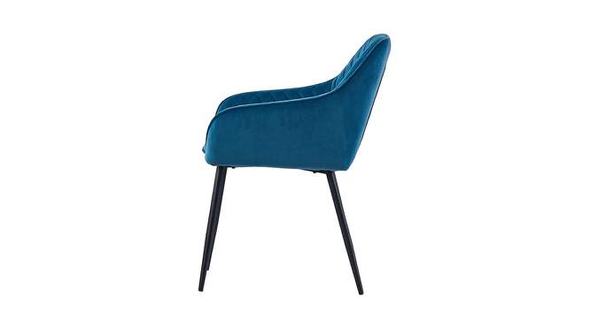 Seymour Arm Chair - Brown (Blue, Powder Coating Finish) by Urban Ladder - Cross View Design 1 - 671982