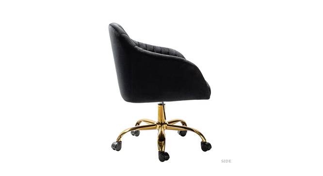 Louise Task Chair - Pink (Black, Powder Coating Finish) by Urban Ladder - Cross View Design 1 - 671987