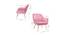 Brodie Accent Chair - Pink (Pink, Powder Coating Finish) by Urban Ladder - Design 1 Dimension - 671990