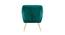 Brodie Accent Chair - Pink (Green, Powder Coating Finish) by Urban Ladder - Design 1 Side View - 672008